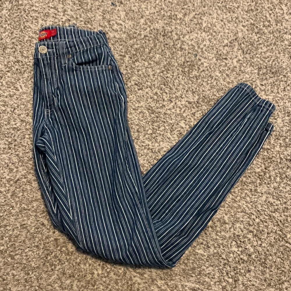 Dickies striped jeans